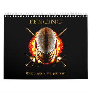 Fencing Lover Other sports are Pointless Calendar