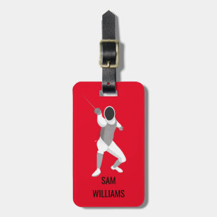 Fencing Luggage Tag