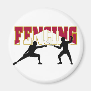 Fencing Match Magnet