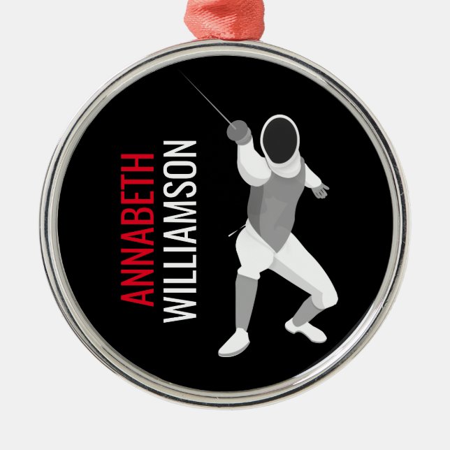 fencing metal ornament (Front)