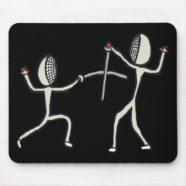 Fencing Mouse Pad (Front)