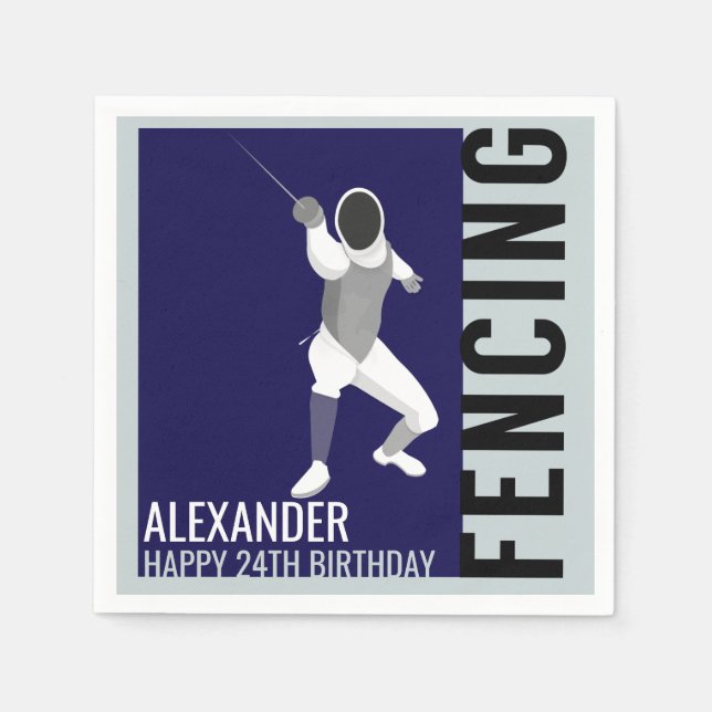 Fencing Napkins (Front)
