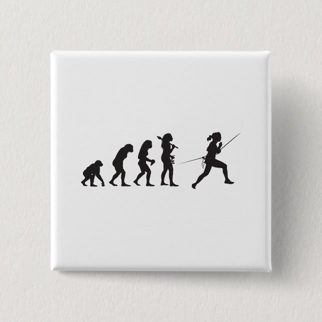Fencing Pinback Button (Front)