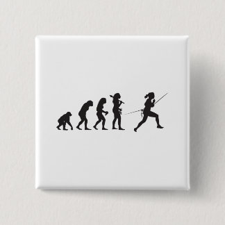 Fencing Pinback Button