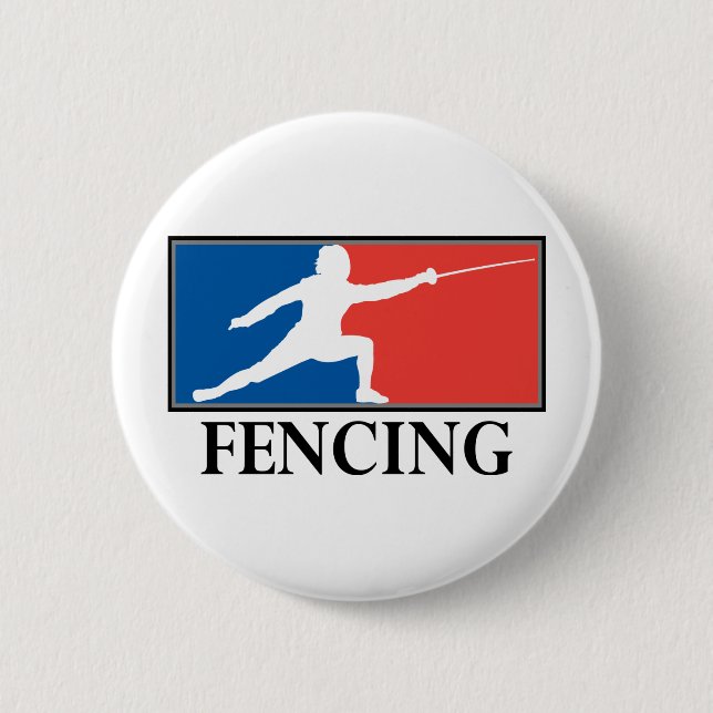 Fencing Pinback Button (Front)