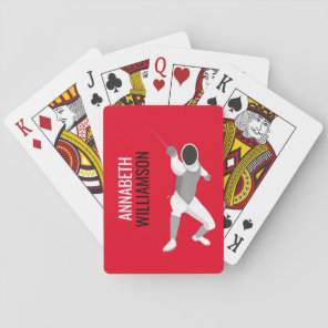 Fencing Playing Cards
