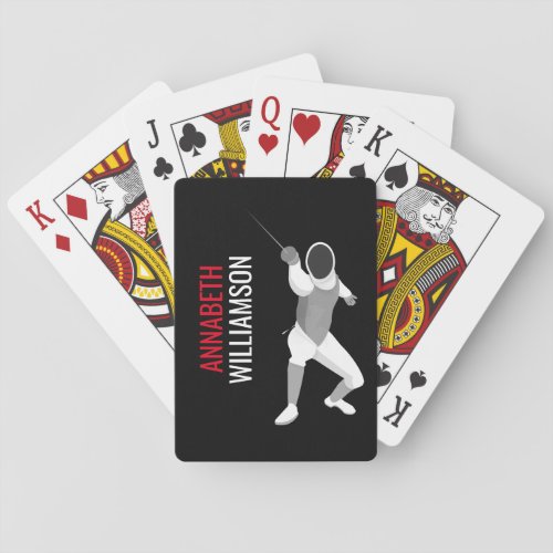 Fencing Poker Cards
