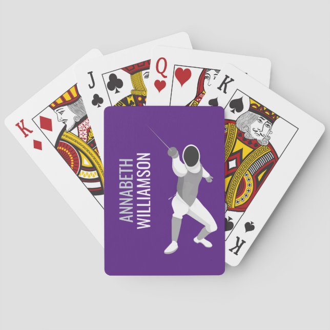 Fencing Poker Cards (Back)