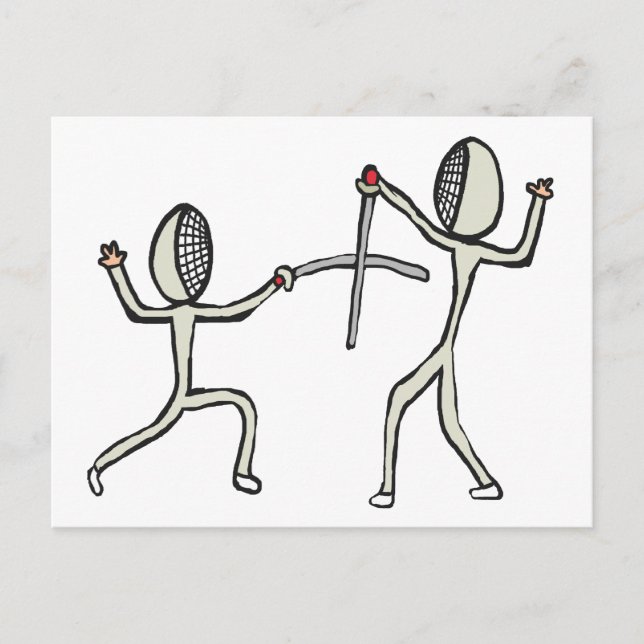 Fencing Postcard (Front)