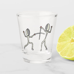 Fencing Shot Glass
