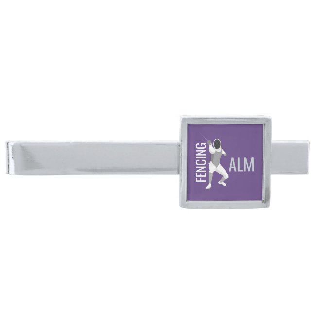 Fencing Silver Finish Tie Bar (Front)