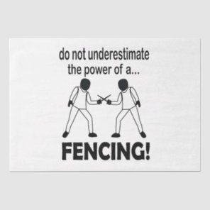 Fencing Sport Game Fencing Tissue Paper
