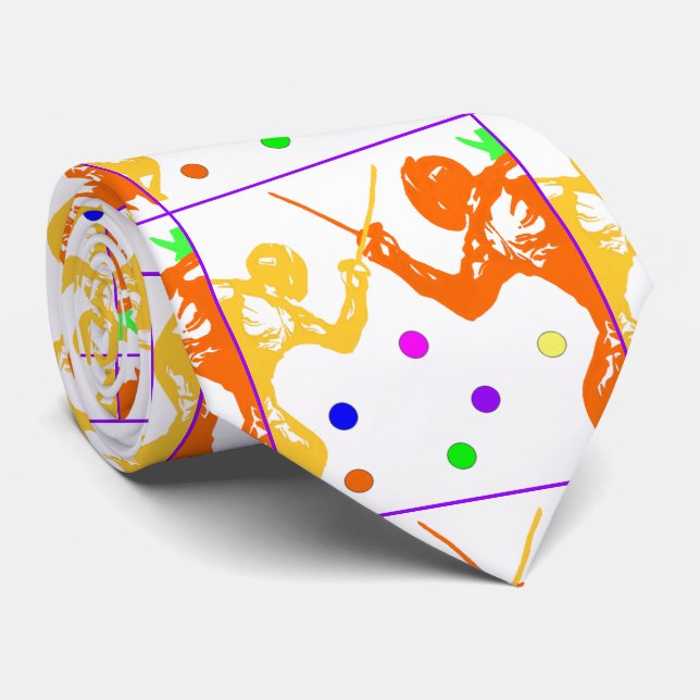 Fencing   Sport Neck Tie (Rolled)