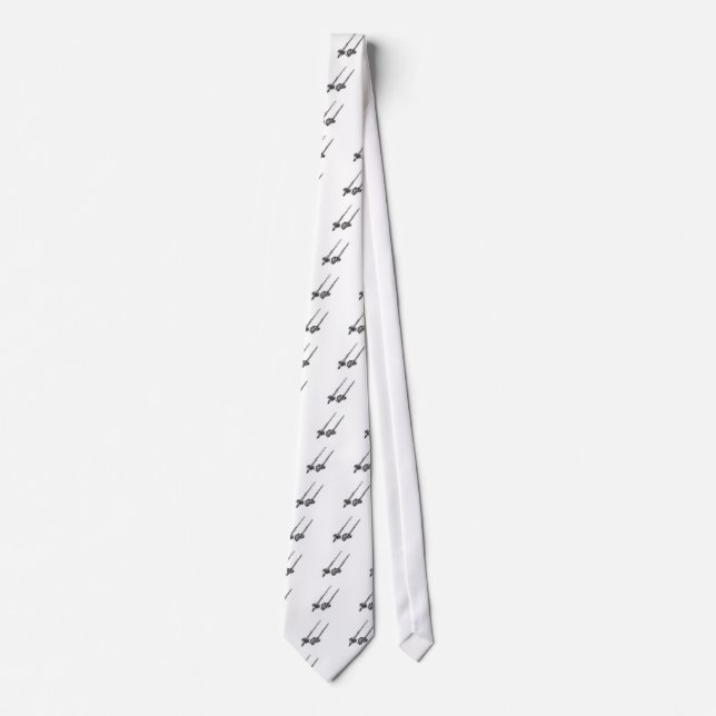 Fencing Swords Tie (Front)