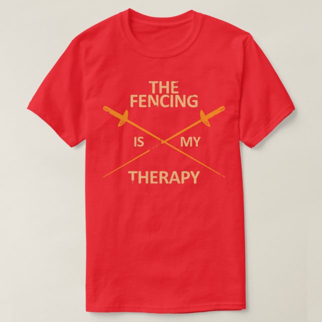 Fencing   T-Shirt (Design Front)