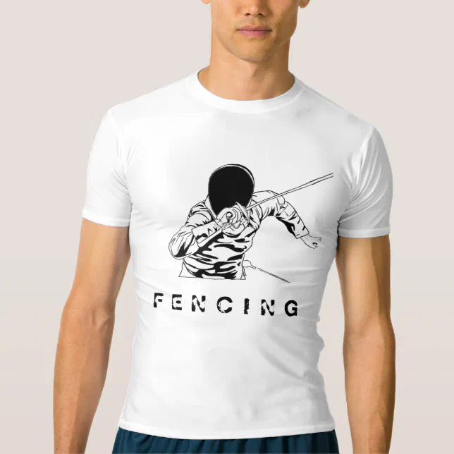 Fencing T-Shirt sport T-Shirt | Zazzle