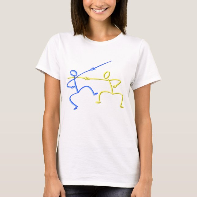 Fencing T-shirts and Gifts. (Front)