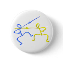 Fencing T-shirts and Gifts. Button Fencing T-shirts and Gifts. Button