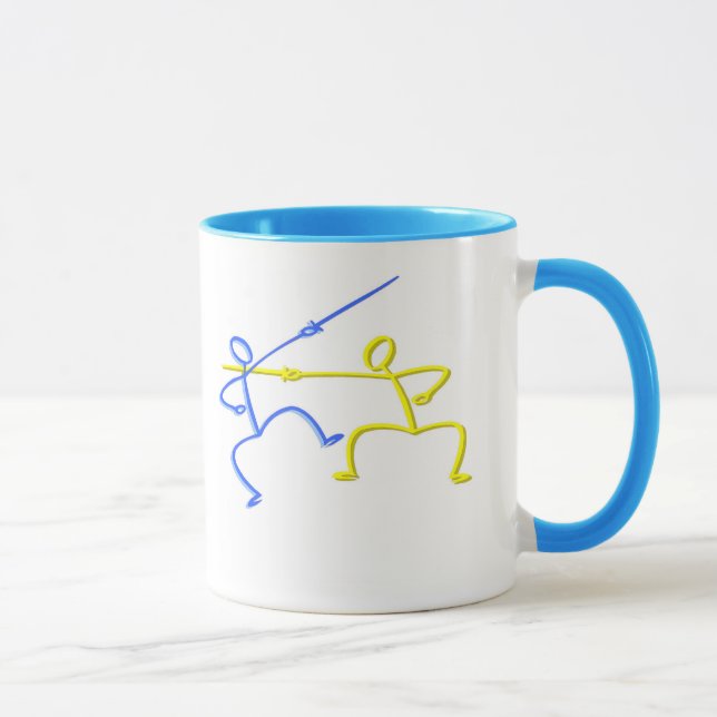 Fencing T-shirts and Gifts. Mug (Right)