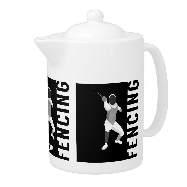 Fencing Teapot (Right)