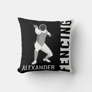 Fencing Throw Pillow