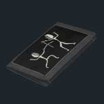 Fencing Trifold Wallet<br><div class="desc">Fencing design shows two dueling experts with epees and masks - demonstrating thrust and parry stances.  Cool graphic for fencing enthusiasts.</div>