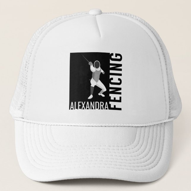 Fencing Trucker Hat (Front)