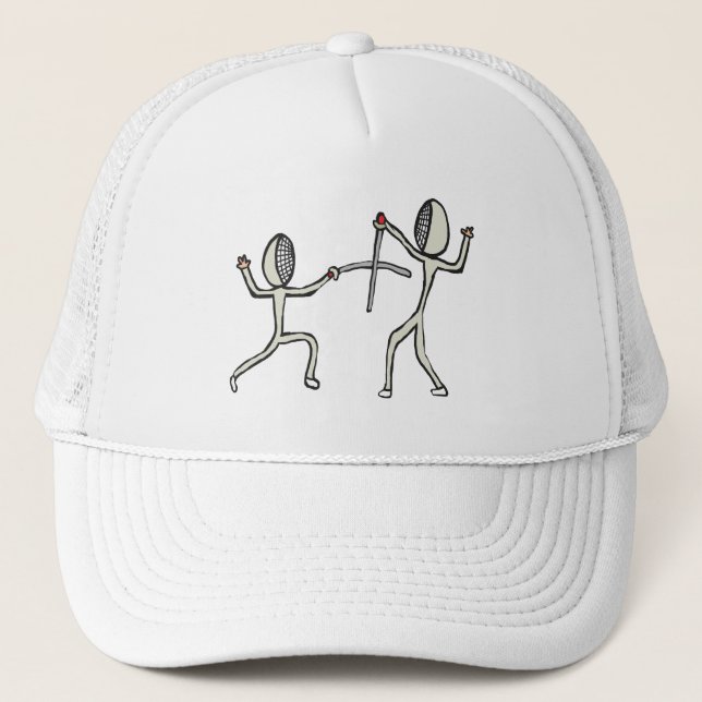 Fencing Trucker Hat (Front)