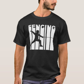 Fencing Vintage Retro Fencer T-Shirt