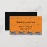 Fencing With Barb Wire on it   Business Card