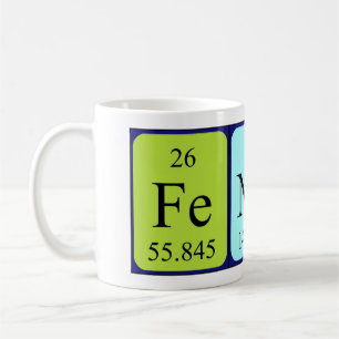 Fender periodic table name mug
