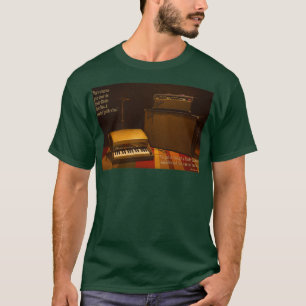 Fender Rhodes Bass and Amp with quote T-Shirt