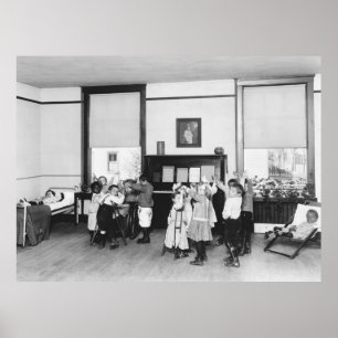 Fending Off Tuberculosis, 1920s Poster