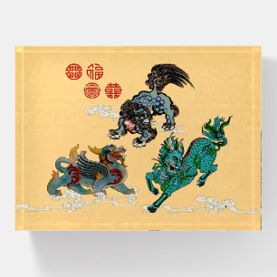 Feng Shui 3 celestial guardians  Paperweight