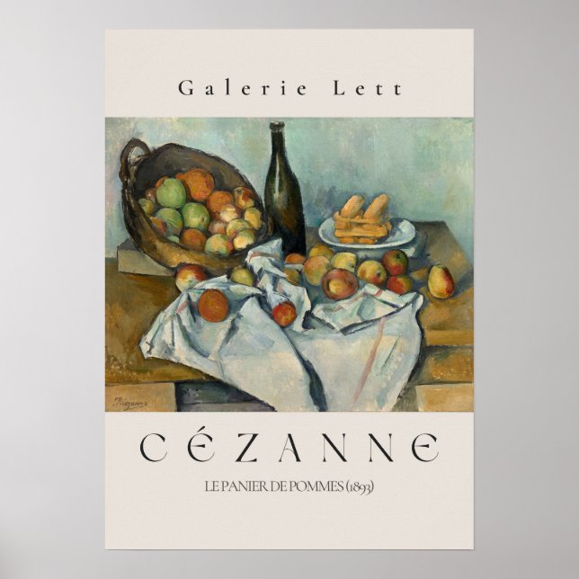 Feng Shui Abundance & Harvest | Paul Cezanne Poster (Front)