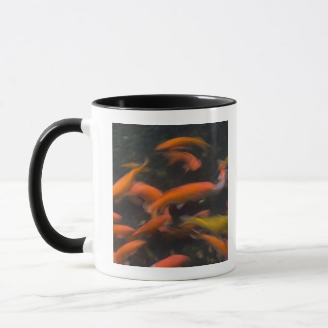 Feng Shui believe koi fish bring good luck. Mug (Left)