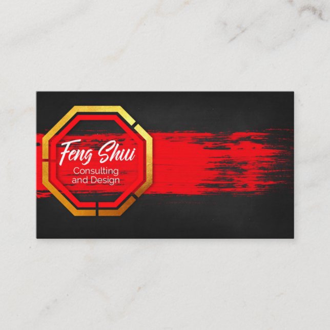 Feng Shui consulting Business Card (Front)