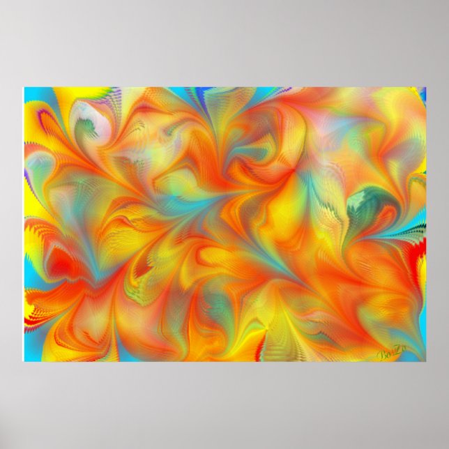 FENG SHUI INTUITIVE ENERGY POSTER (Front)