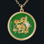 Feng Shui Jade Dragon Pendant<br><div class="desc">Feng Shui Jade Dragon Pendant by Wraithe Designs. Feng Shui is the art of bringing harmony and success into your life by aligning yourself with the direction of ch'i or "dragon's breath, " the energy force that controls our luck, wealth and happiness. It uses the Bagua, an energy map, to...</div>