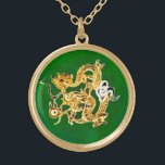 Feng Shui Jade Dragon Pendant<br><div class="desc">Feng Shui Jade Dragon Pendant by Wraithe Designs. Feng Shui is the art of bringing harmony and success into your life by aligning yourself with the direction of ch'i or "dragon's breath, " the energy force that controls our luck, wealth and happiness. It uses the Bagua, an energy map, to...</div>