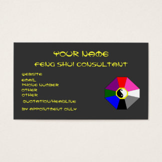 Spiritual Consultant Business Cards Templates Zazzle Feng Shui Version 1 Business Card Template