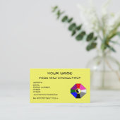 Feng Shui (version 1) - business card template (Standing Front)