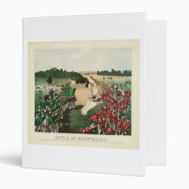 Fenian Raids Battle of Ridgeway Limestone Ridge Binder (Front/Inside)