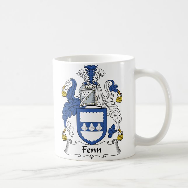 Fenn Family Crest Coffee Mug (Right)
