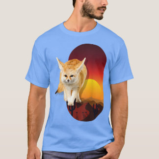 Fennec Fo Canine Desert Men Women Kids 1087  T-Shirt