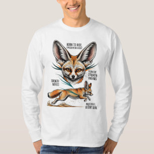Fennec Fox – Born to Rise Desert Spirit T-Shirt