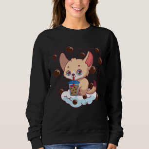Fennec Fox Bubble Tea Fennec Fox  Fennec Foxes Sweatshirt