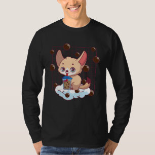 Fennec Fox Bubble Tea Fennec Fox  Fennec Foxes T-Shirt