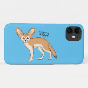 Fennec fox cartoon illustration iPhone 11 case