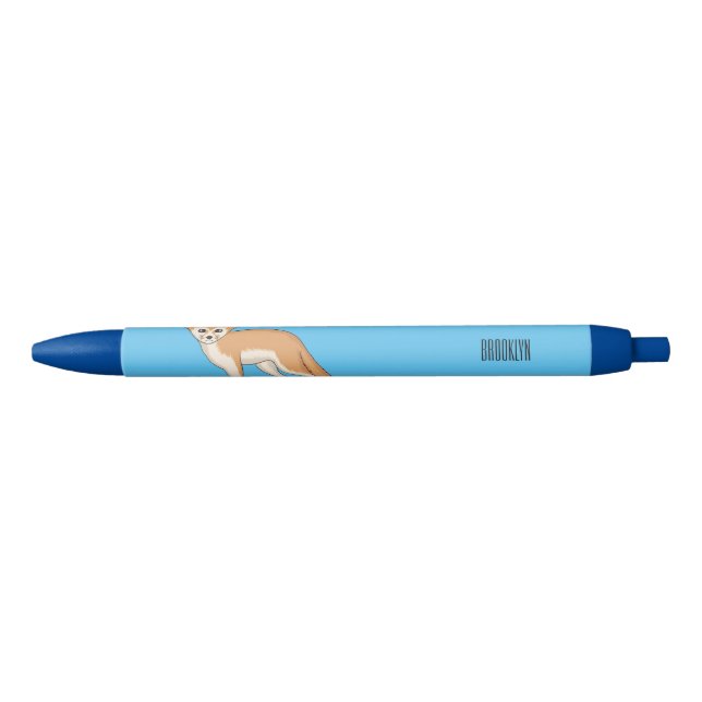 Fennec fox cartoon illustration  pen (Front)